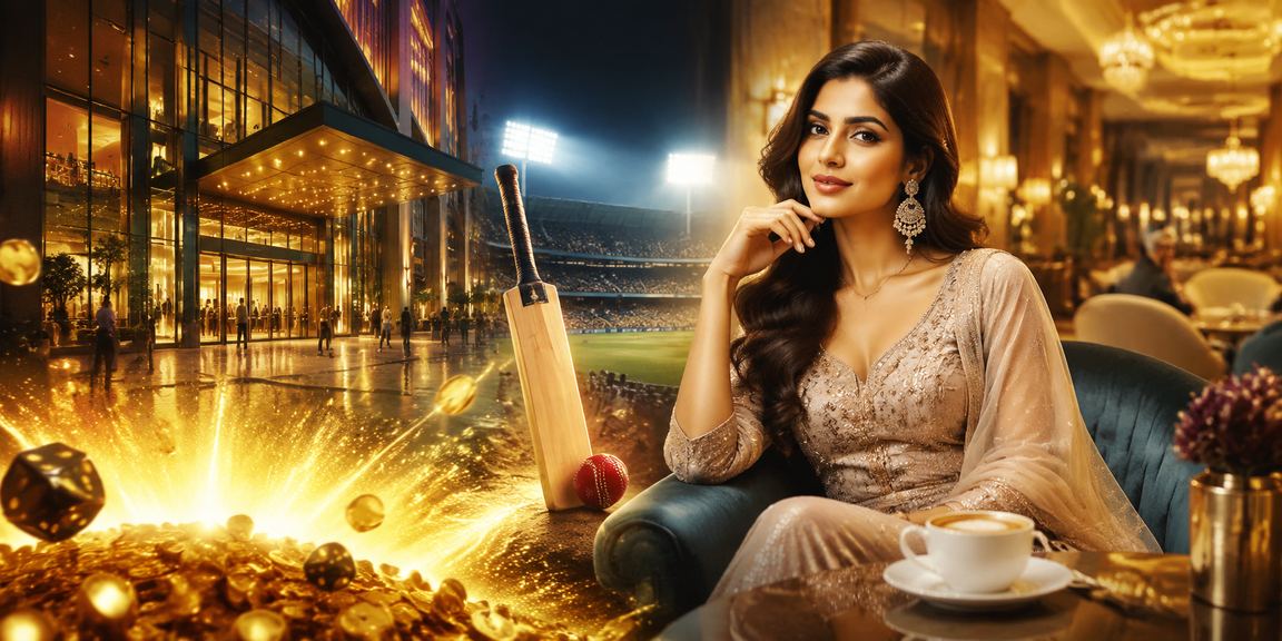 Players enjoying live casino table game with Bollywood posters around in India